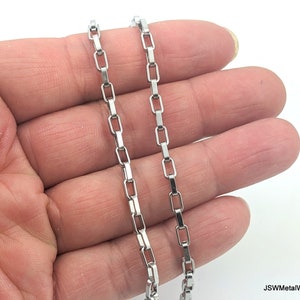 18 Inch Stainless Steel Paperclip Finished Unisex Chain, Ready to Wear Necklace, Stainless Tinylink Chain