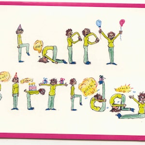 Funny Yoga Birthday Card