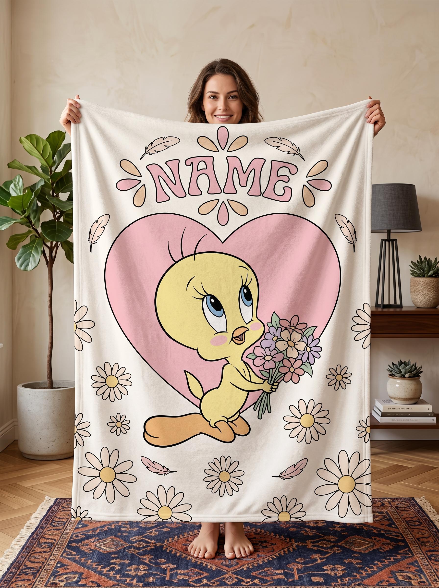 Vintage Tweety Bird Blanket - Etsy