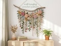 Flower Wall Hanging Crochet Pattern, Crochet Wall Pattern PDF, Boho Crochet Decor, Floral Garland PDF, Botanical Crochet, Garden Wall Art product logo