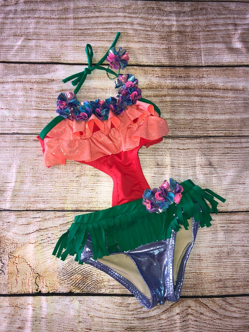 Luau Bikini or Monokini Bathing Suit Hawaiian Hawaii Etsy