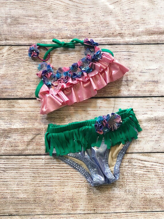 Hawaiian themed bathing suits Clearance