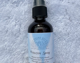 Spray de protección con infusión de Reiki y turmalina negra