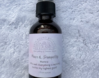 Peace & Tranquility Spray, Calm and Centered, All Is Well - Reiki Infused