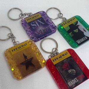 Broadway Keychain | Gift for Broadway Fan