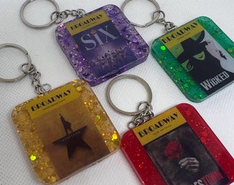 Broadway Keychain | Gift for Broadway Fan