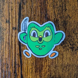 Duolingo Owl Motivator Die-cut Sticker