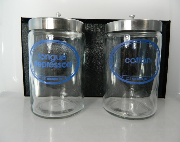 Vintage Medical Jars Doctors Office Jars Medi Source Jars Etsy