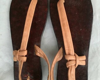 jamaican leather slippers