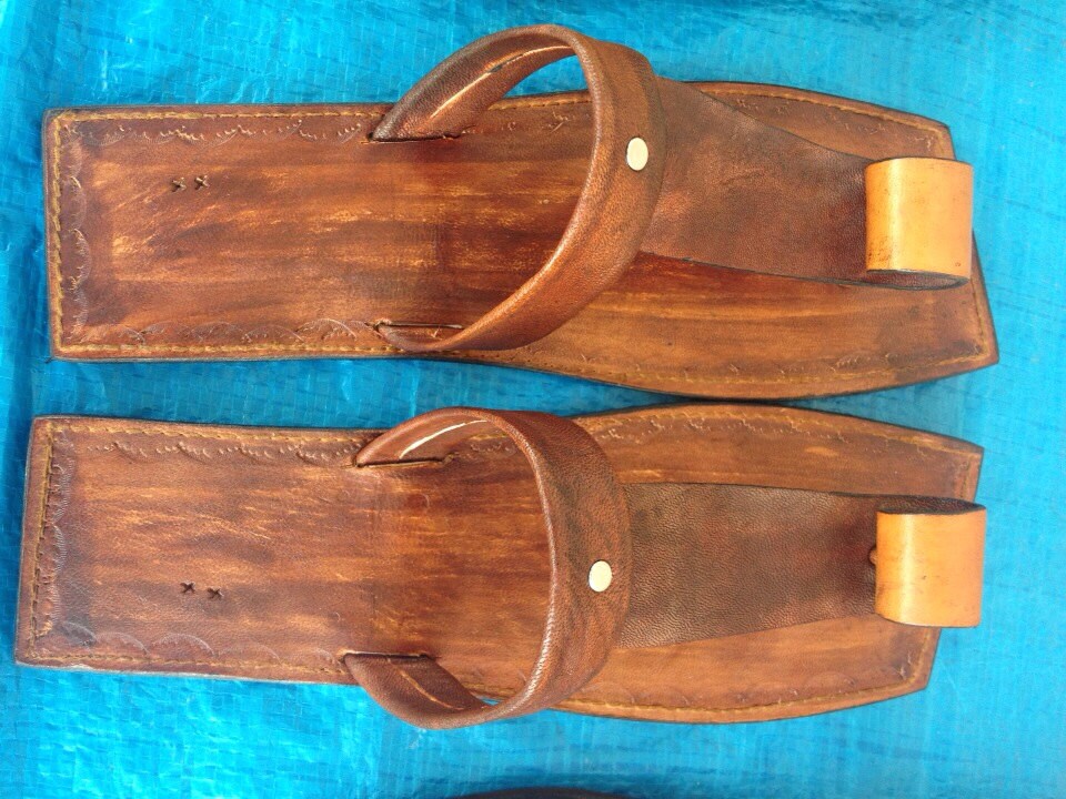 leather slippers/sandals handmade in Jamaica Etsy