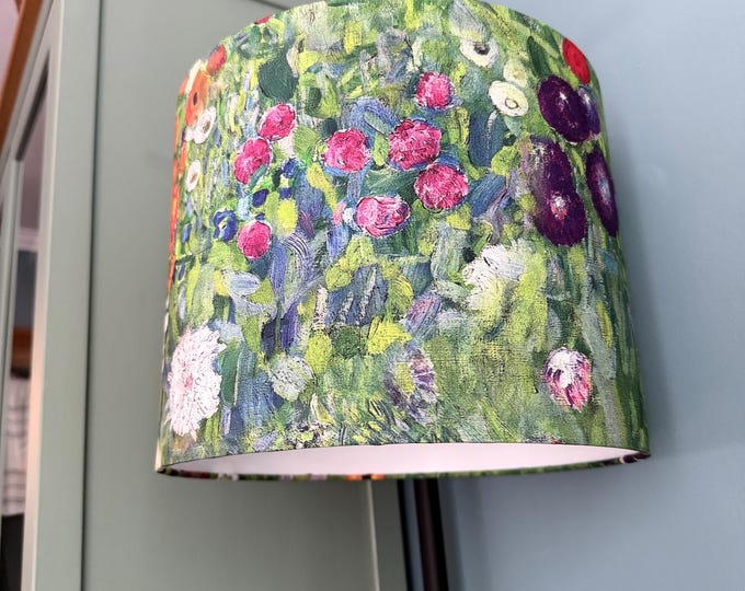 Garden Drum Lampshade Fabric Custom | made in USA
