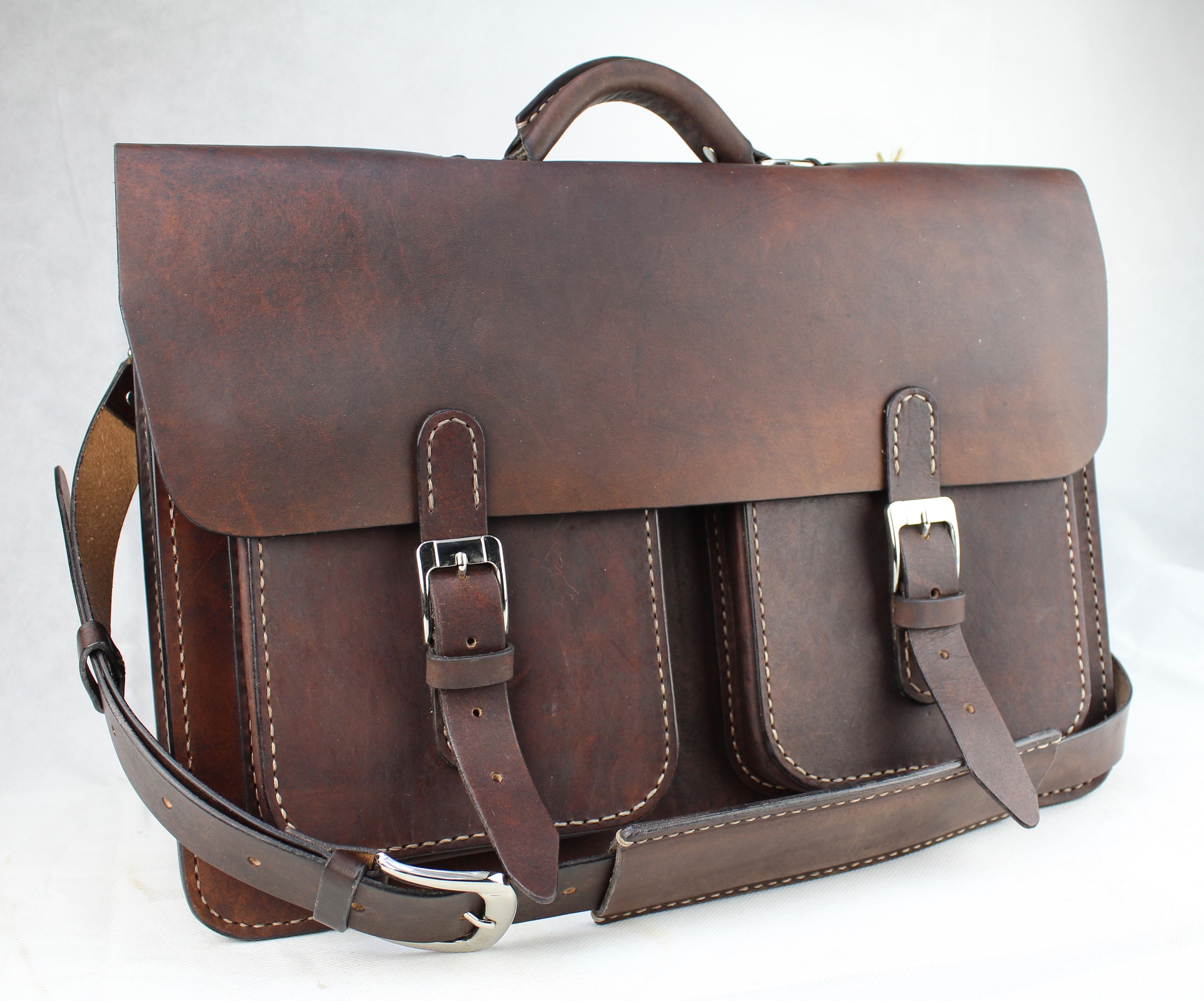 rustic messenger bag