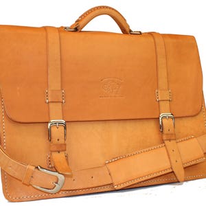 Leather Messenger Bag,  Leather Briefcase, Leather shoulder bag, Mac Book Pro, 17&quot; 107