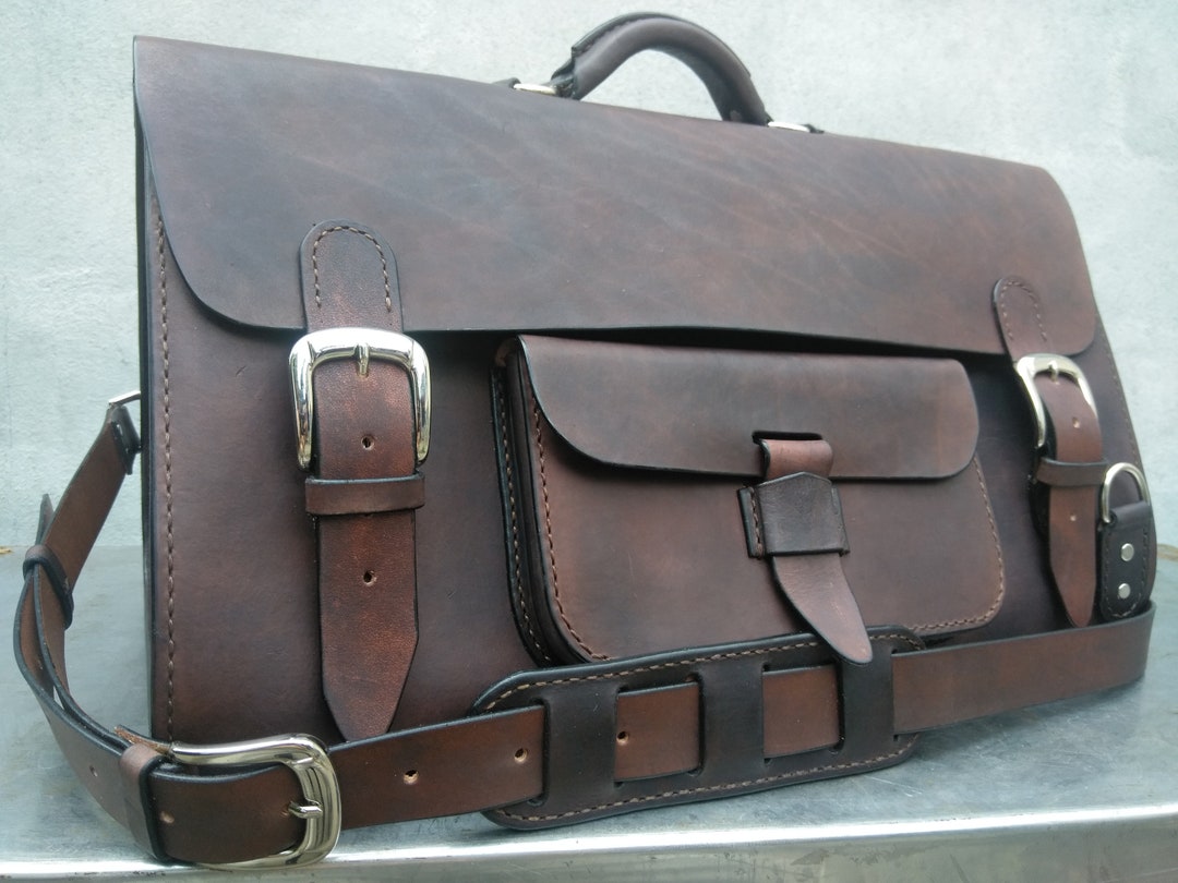 Rustic Distressed Leather Duffel Bag Carry on Bag Overnight - Etsy