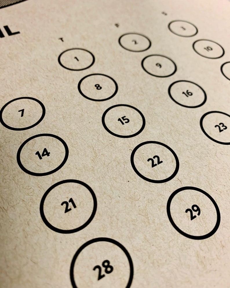 Pleine Lune : Calendrier lunaire Cheeky 2021 | Etsy
