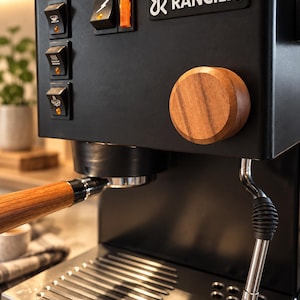 LIVELLO - Pomo de vapor de madera premium para Rancilio Silvia