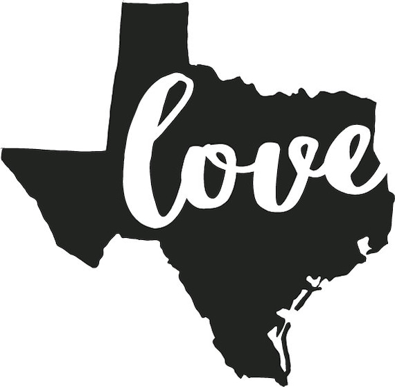 Download Texas Love Svg File Cricut Silhouette Etsy