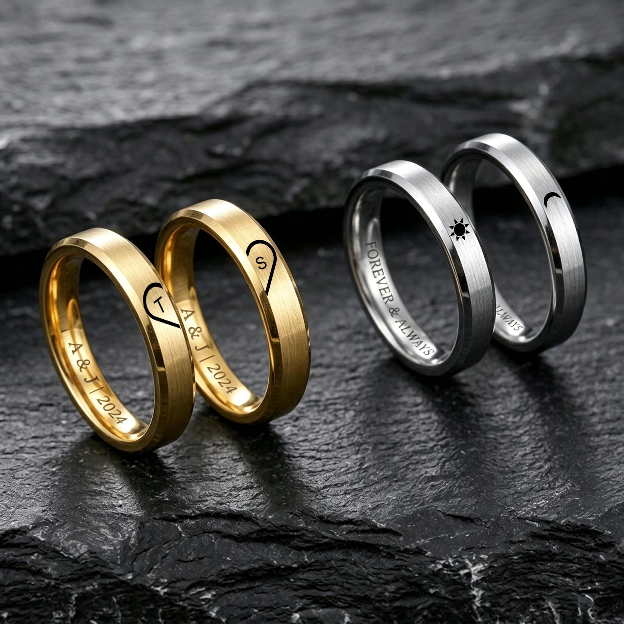 Couples ring - Etsy 日本