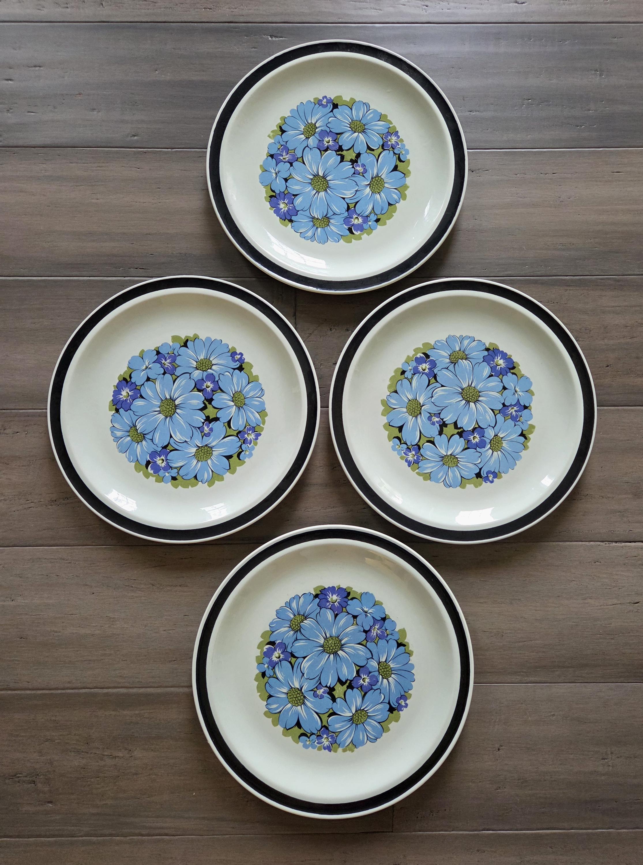 Blue Vintage Plate Collection - Etsy