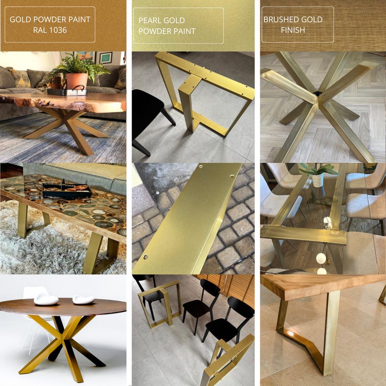 Modern table legs and steel pedestal table base handcrafted from heavy-duty steel. Designed for dining tables, kitchen tables, coffee tables, desks, conference tables, cabinets and custom furniture. Construction with clean geometric lines provides durability, stability and a minimalist look for modern interiors.