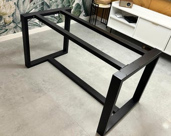 U-shaped Dining Table Base, Heavy Duty Table Legs, CRUDO BASE 80.40