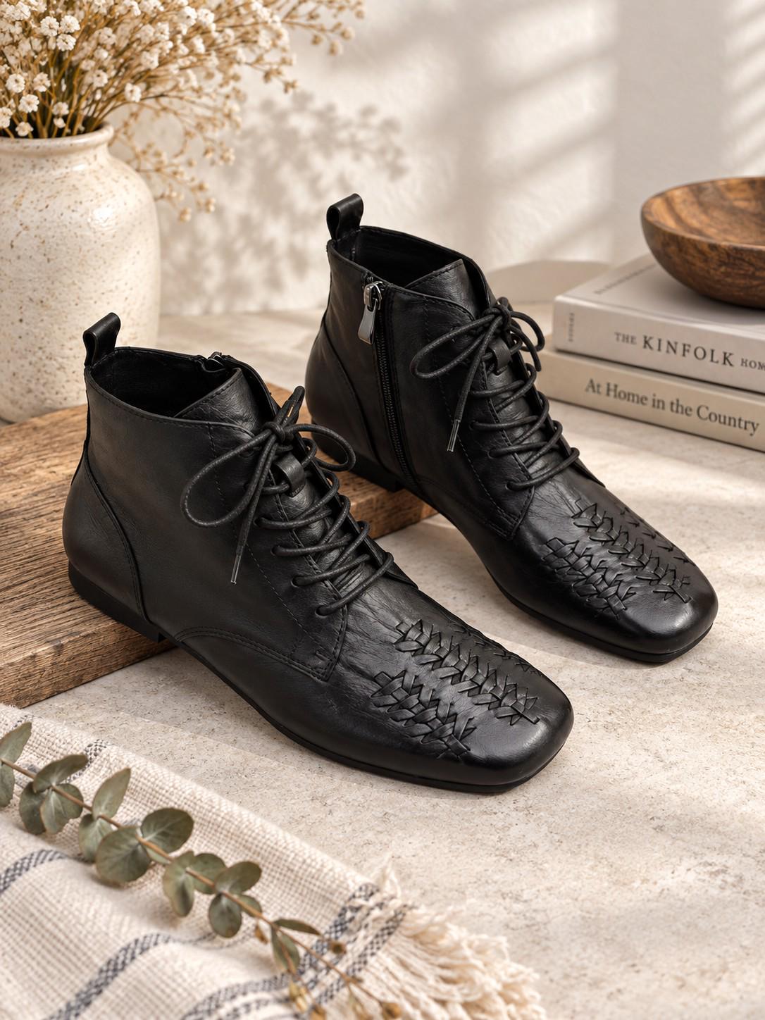 black dress boots low heel Ankle warm and versatile boot Ball Gown wedding dress Knee high Glitter Birthday Dress Guide: Size:18 Months