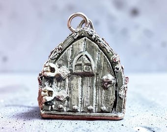 Handmade Silver Fairy or Hobbit Door