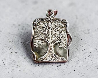 Fine Silver Tree of Life Pendant