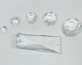 Glass Chandelier Prisms