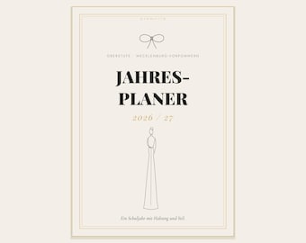 Upper Secondary School Planner Mecklenburg-Vorpommern 2026/2027 · Editorial A5 Weekly Planner for Printing · A-Level Planner PDF · 6-Ring