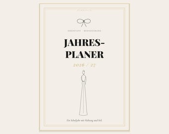 Upper Secondary School Planner Brandenburg 2026/2027 · Editorial A5 Weekly Planner for Printing · A-Level Planner PDF · 6-Ring