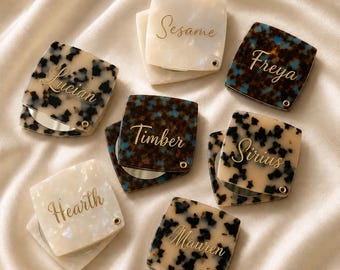 Custom Engraved Compact Mirror, Personalized Name Purse Mirror, Custom Keepsake Birthday Gift for Women