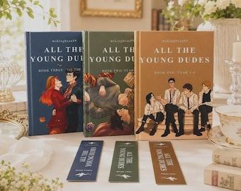 All The Young Dudes Book Set | 3-Book Fanfiction Collection | Illustrated Books with Bookmarks |