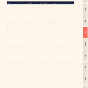 Digital Declutter Checklist PDF, Inbox and Phone Cleanup Guide, Photo Organizer and Subscription Audit, GoodNotes Printable image 3