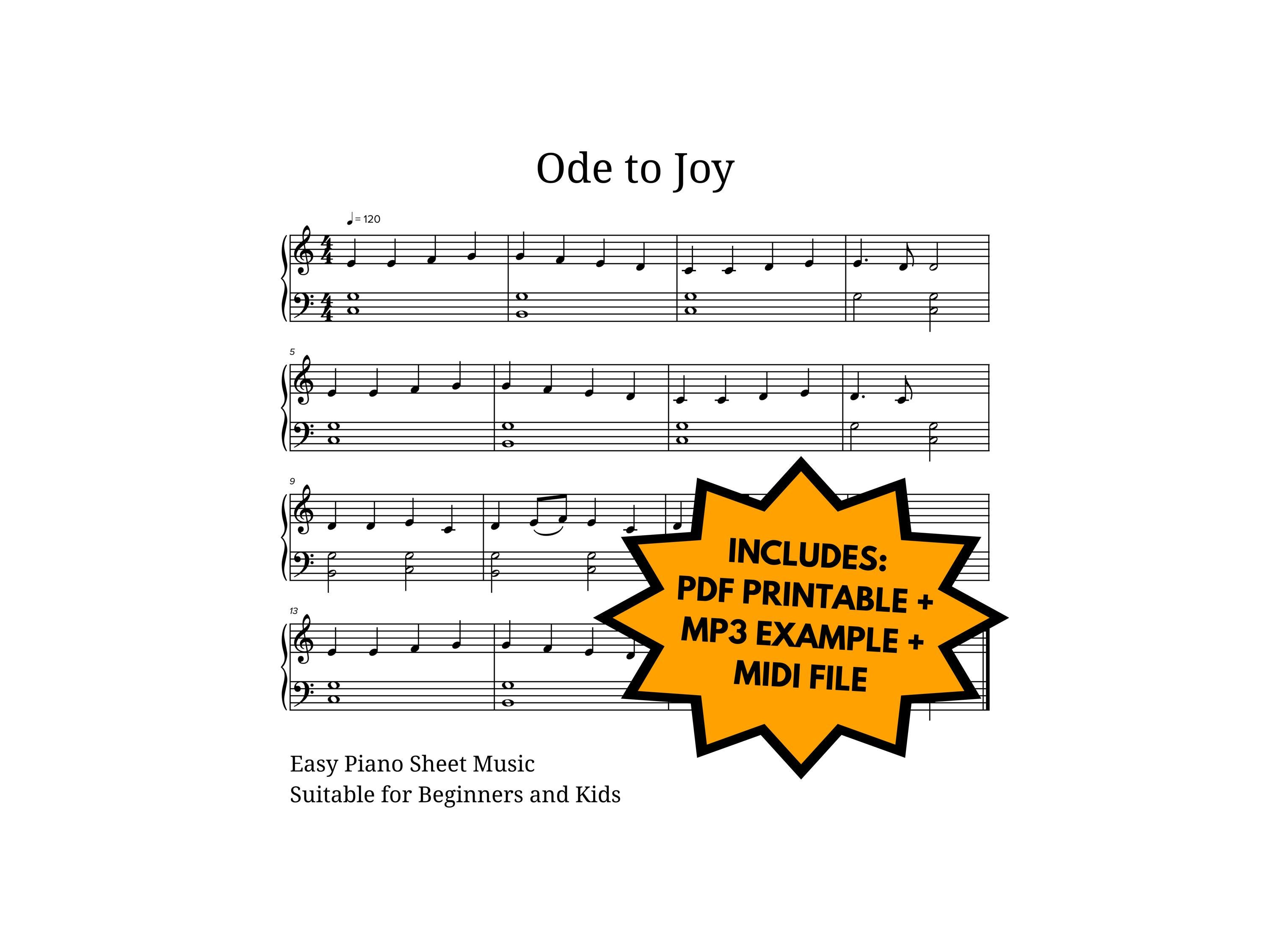 Ode to Joy Print - Etsy