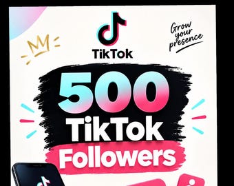 Growth of  TikTok | 500 Followers | social media services