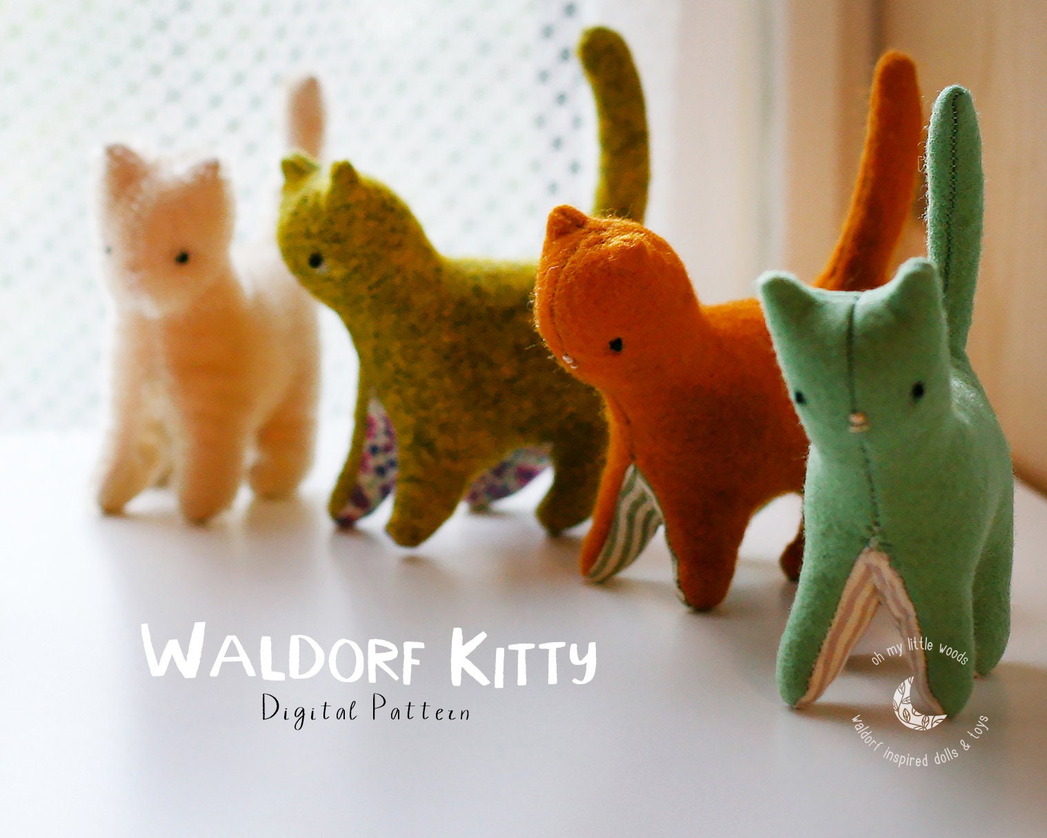 PDF Waldorf Kitty Sewing Pattern & Tutorial Stuffed Animal - Etsy PDF Waldorf Kitty Sewing Pattern & Tutorial Stuffed Animal - Etsy