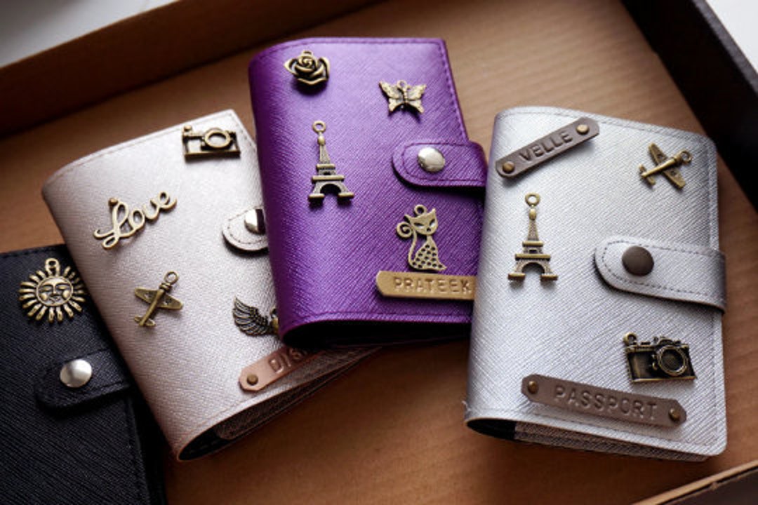 Passport Wallet and Boarding Pass Holder Passport Holder Etsy