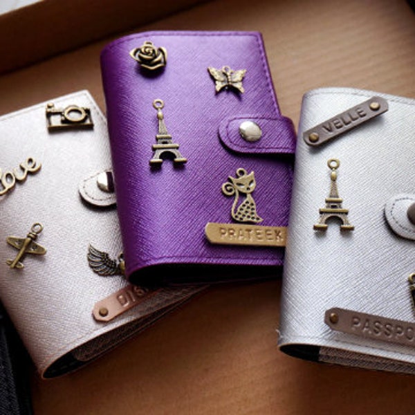 Passport and Boarding Pass Wallet Etsy