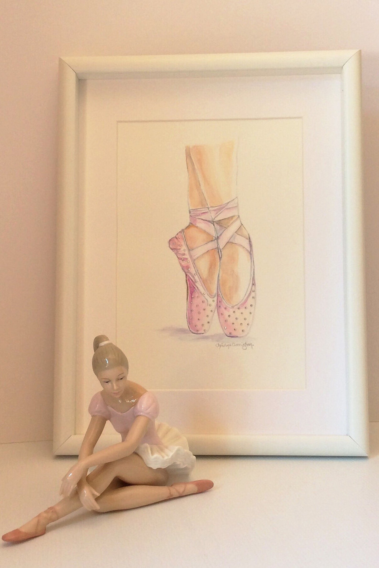 ballet shoes art print swarovski crystals embellished shoes illustration pointe shoes ballet slippers ballerina art dance art ba ballet shoes art print swarovski crystals embellished shoes illustration pointe shoes ballet slippers ballerina art dance art ba