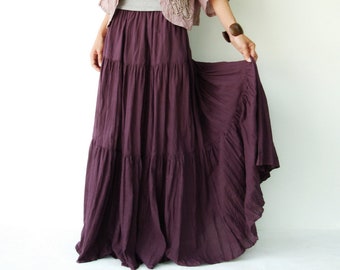 boho peasant skirt