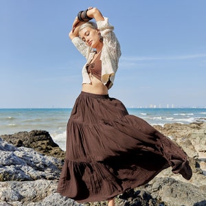 Buy Brown Beach Skirt Online In India Etsy India