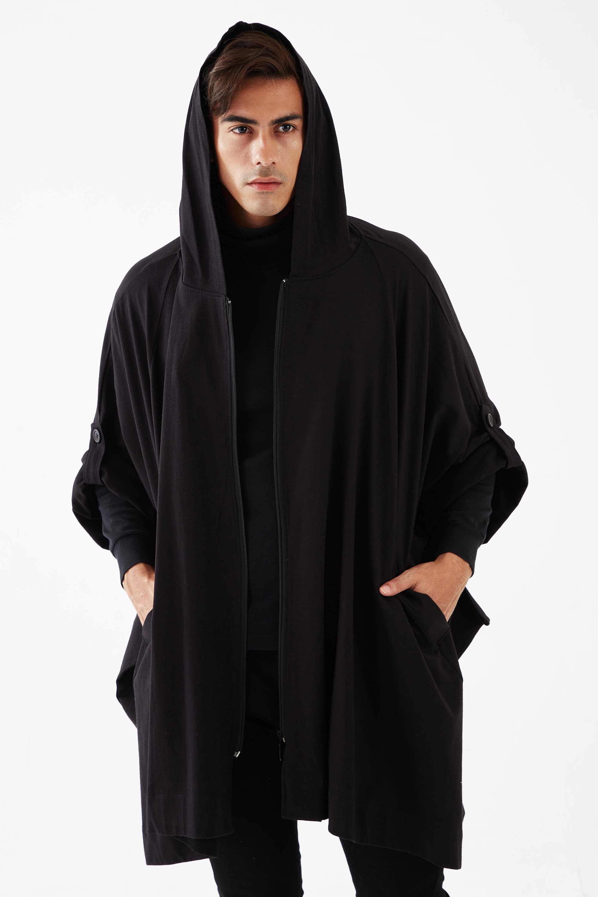 NO.179 Men's Long Sleeve Full-zip Oversized Hoodie Jacket | Etsy