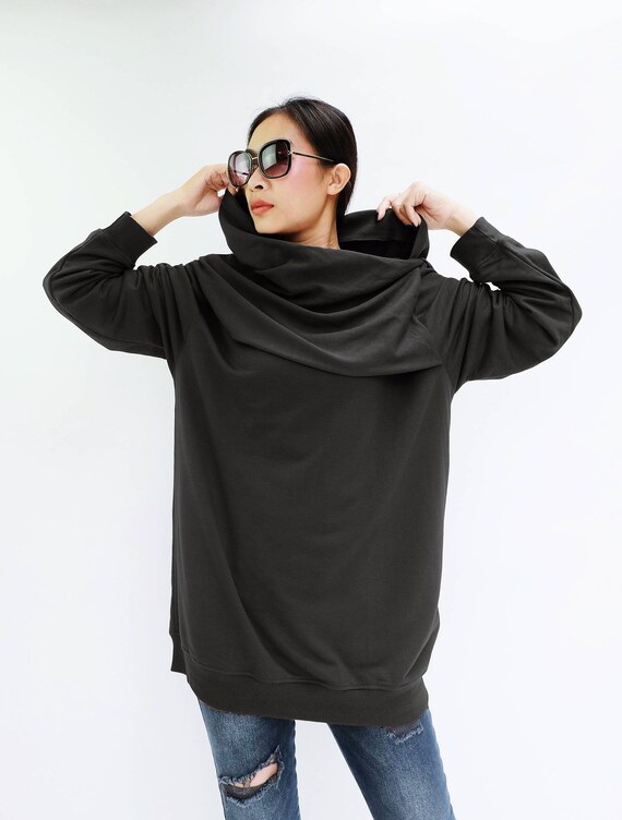 NO.230 Women's Drape Neck Pullover, Long Sleeve Sweater NO.230 Women's Drape Neck Pullover, Long Sleeve Sweater