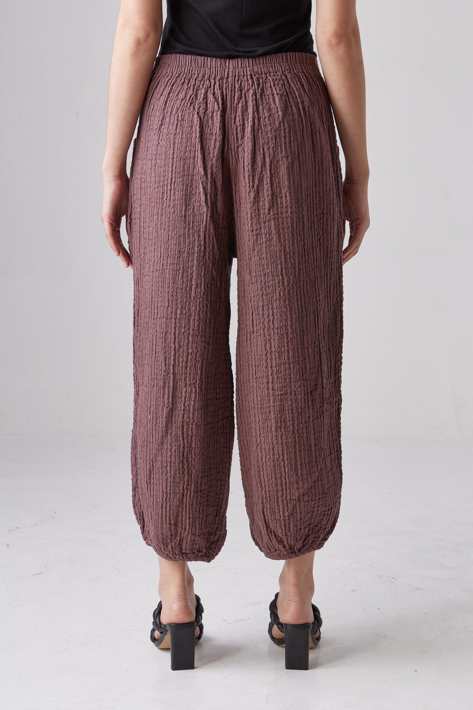 striped ankle pants
