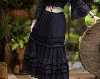25SS★RONRON★HEART PENDANT LACE TRACK LINE FLARE MAXI SKIRT Heart Lace Skirt - No Restock! – FOXBLOOD