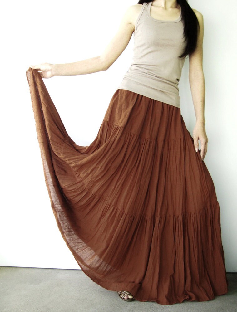 express rust skirt