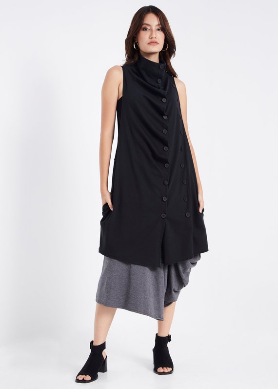 トップス NOT CONVENTIONAL asymmetry gilet product-image-1926935278_860x.