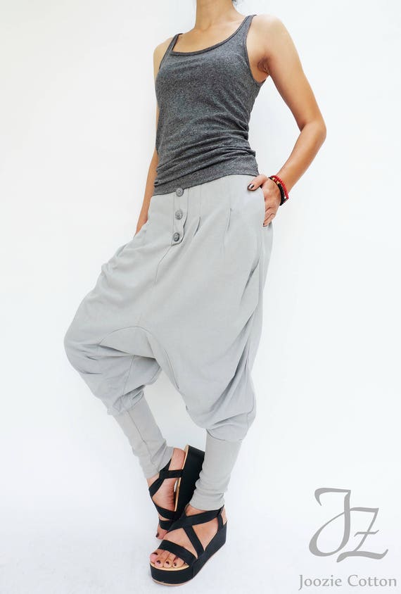 jersey harem pants women