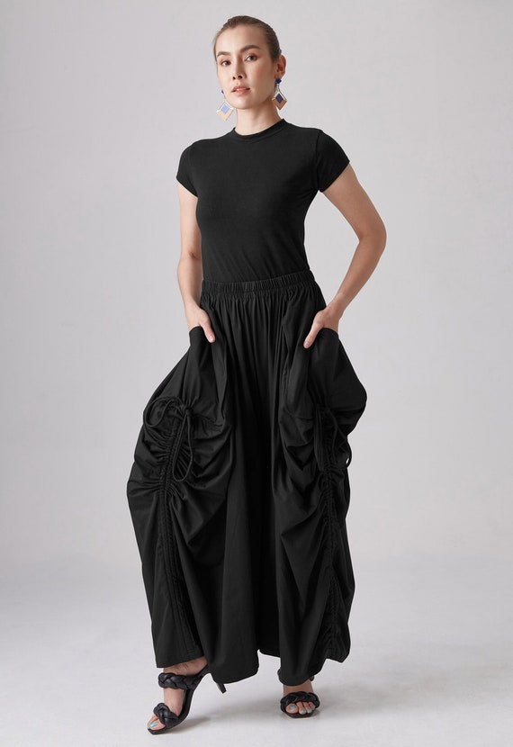 Gonna lunga trasparente shop con pantaloncini